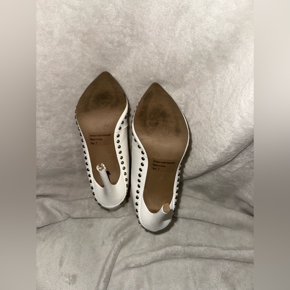 White Studded Boots - Picture 4 of 6